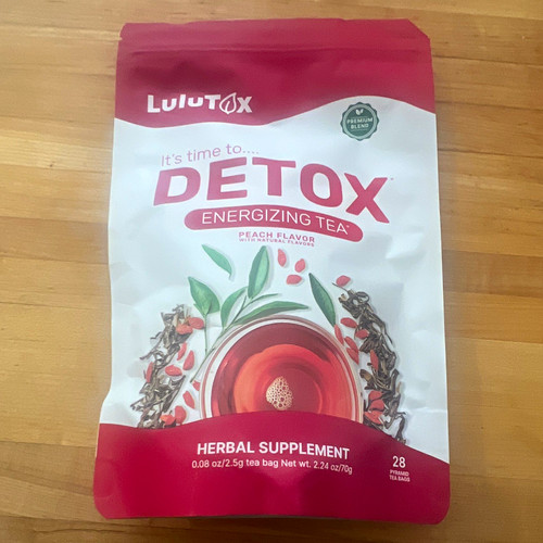 Lulutox detox tea peach - peach, flavor