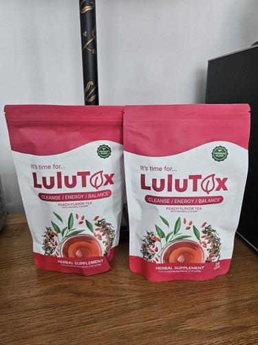 Lulutox detox tea peach - lulutox,