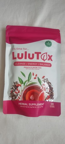Lulutox peach tea bags - x,
