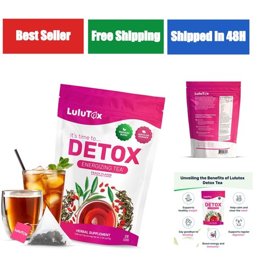 Lulutox detox tea herbal - -,
