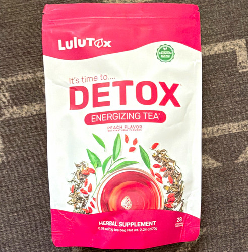 Lulutox detox energizing tea - lulutox,